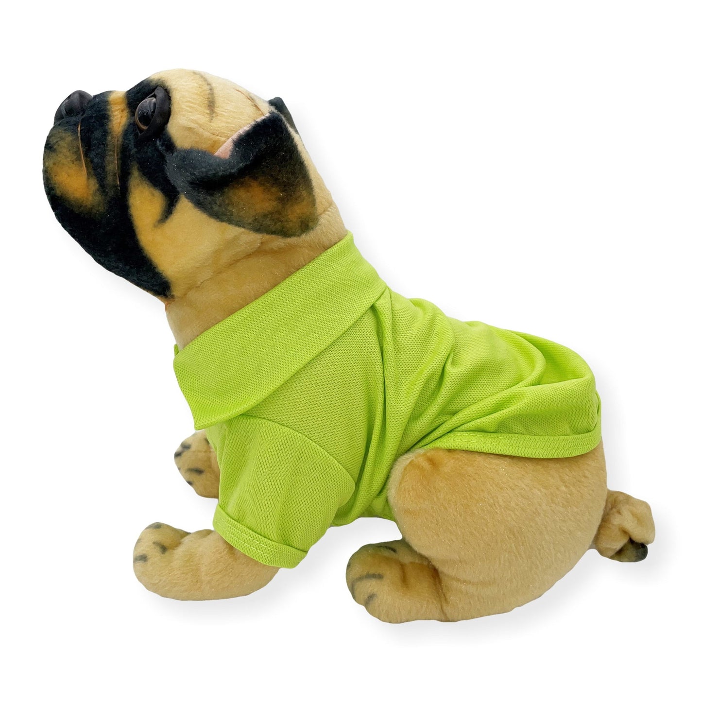 Cute Dog Polo Shirt T-Shirt Puppy Cat Clothes Apparel for Small Pet Red Sz M: Length - 14"