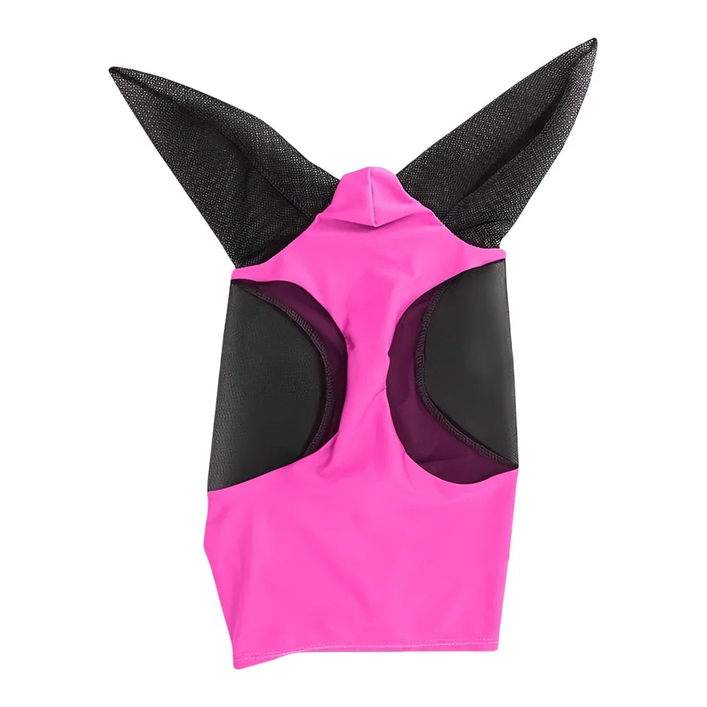 Mosquito Proof Horse Mask New Multicolor Horse anti Mosquito Face Mask Breathable Stretch Knitted Mesh Horse Head Cover Supplies