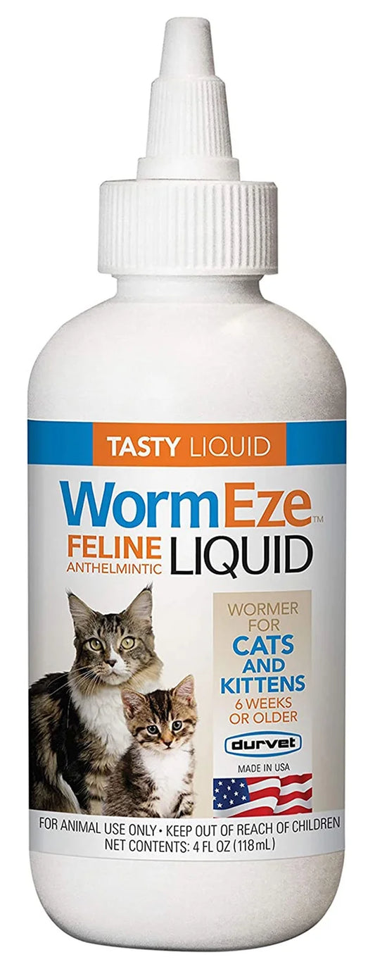 Wormeze Cat/Kitten Dewormer - Liquid 4 Fl Oz