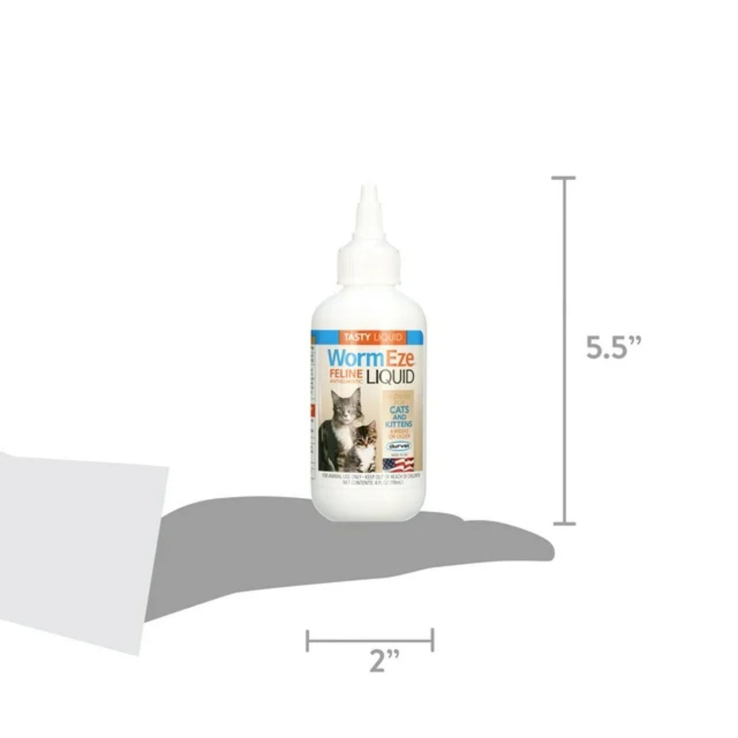 Wormeze Cat/Kitten Dewormer - Liquid 4 Fl Oz