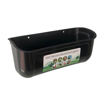 Chicken Feeder Hanging or Screw in Fence Feeder Chicken Feeder, 11.73" X 5.12" X 4.92"