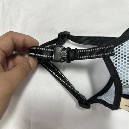 Dog Muzzle Basket Soft for Small Medium Large Size Breed anti Biting Licking Chewing Adjustable Mesh with Reflective Strap Daily