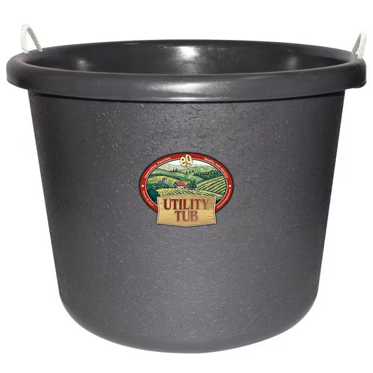 17.5 Gal. Bucket Utility Tub for Maintenance Cleaning Growing and More Slate