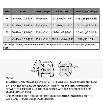 Breathable Cat Harness Collar Escape Proof Pet Harness and Leash Set Kitten Puppy Small Dogs Chest Vest No Pull Chihuahua