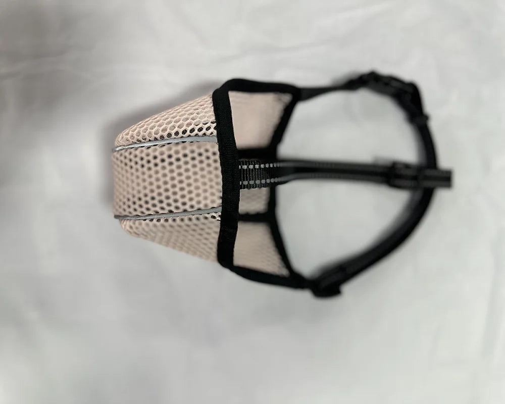 Dog Muzzle Basket Soft for Small Medium Large Size Breed anti Biting Licking Chewing Adjustable Mesh with Reflective Strap Daily