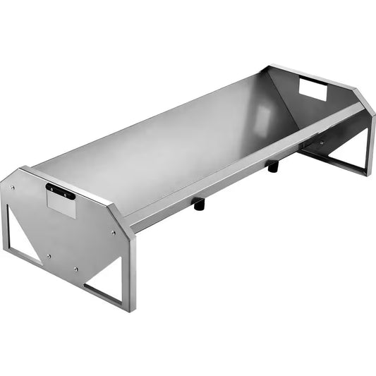 Livestock Feeding Trough, 22 Gal. Capacity 45 In. Hay Feeder, Heavy Duty Steel Livestock Trough, Galvanized Steel Feeder