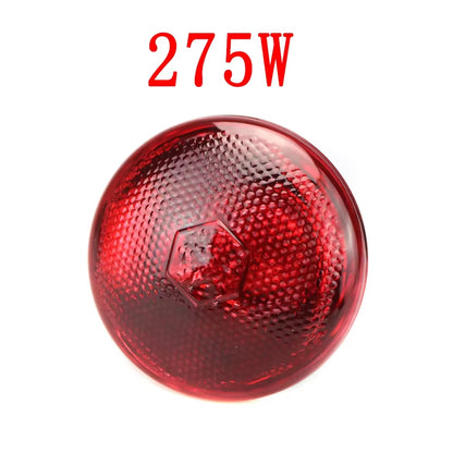 220V Infrared Heating Bulb Lamp 100/150/200/275W for Amphibians Reptiles Poultry Pets Livestock E27 Chicken Duck Farm Supplies