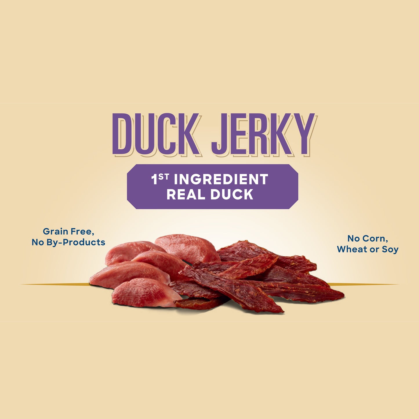 Duck Jerky Premium Dog Treats, 16 Oz