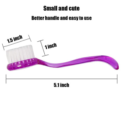 2 Pack Hamster Brush, Guinea Pig Massage Combs, Hedgehog Cleaning Supplies - Purple