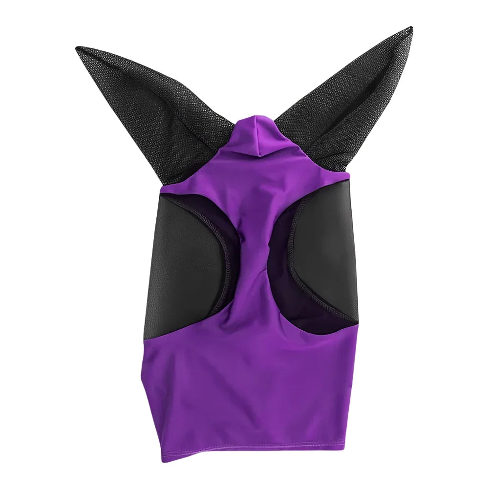 Mosquito Proof Horse Mask New Multicolor Horse anti Mosquito Face Mask Breathable Stretch Knitted Mesh Horse Head Cover Supplies