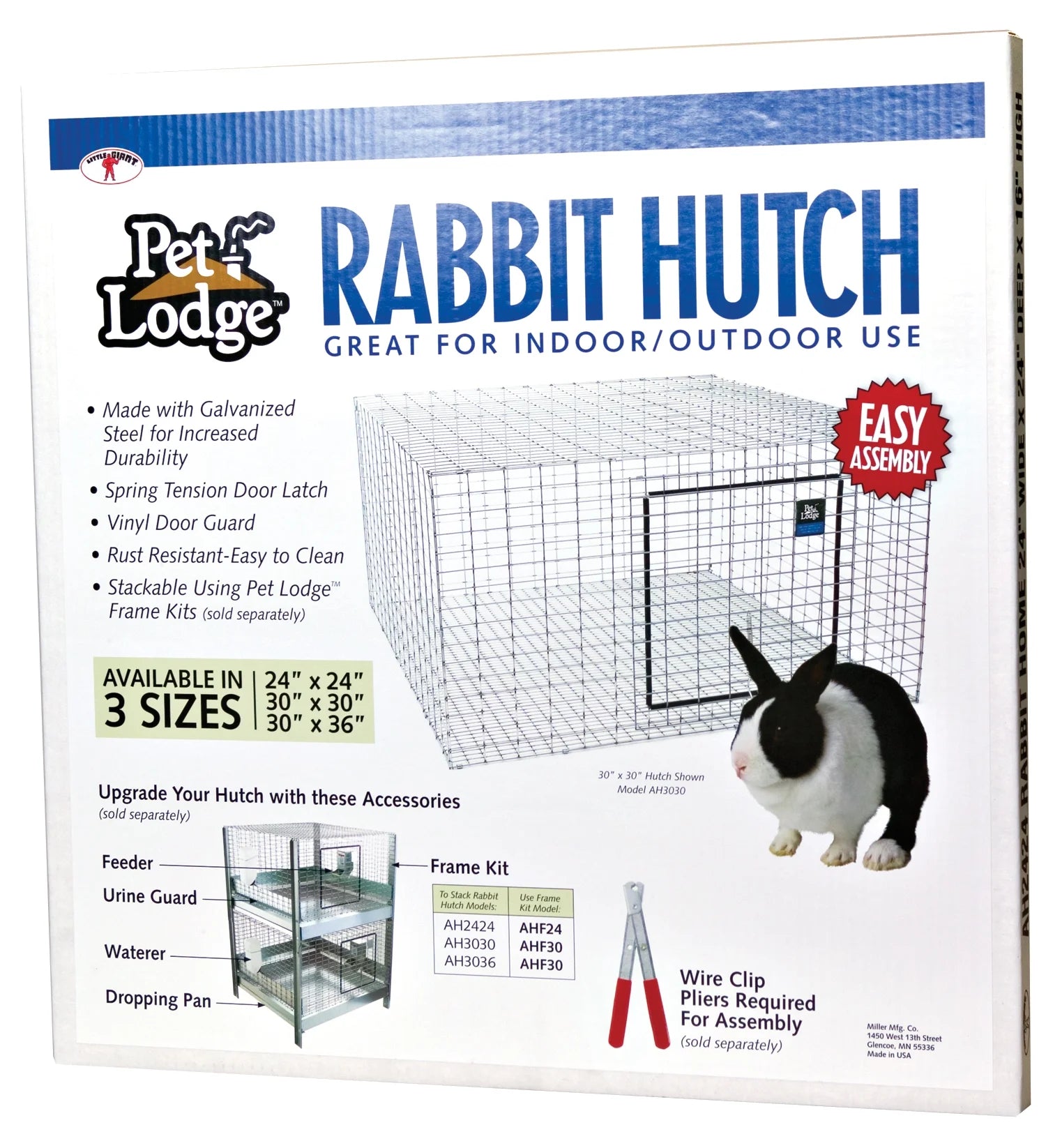 RABBIT HUTCH 24X24(Pack of 1)