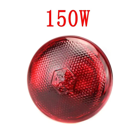 220V Infrared Heating Bulb Lamp 100/150/200/275W for Amphibians Reptiles Poultry Pets Livestock E27 Chicken Duck Farm Supplies